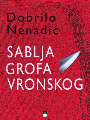 cover image of SABLJA GROFA VRONSKOG